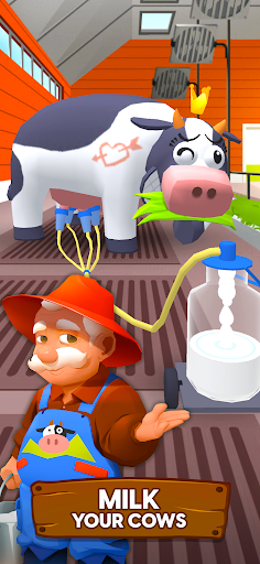 Zrzut ekranu Milk Farm Tycoon